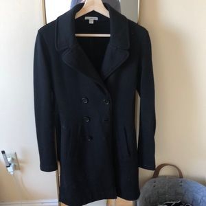James Peres black over coat